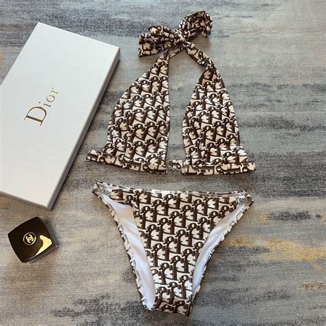 dior oblique brown|dior oblique bikini.